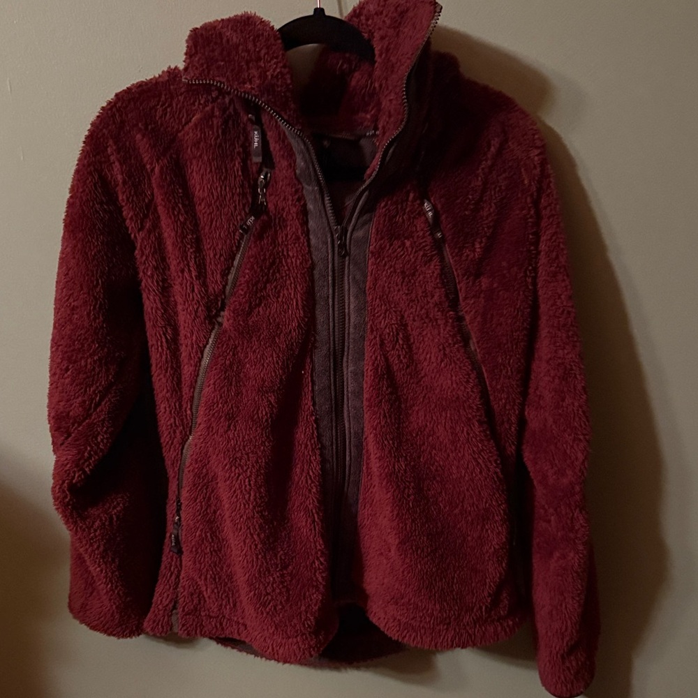 Kuhl Maroon Flight Fleece Jacket